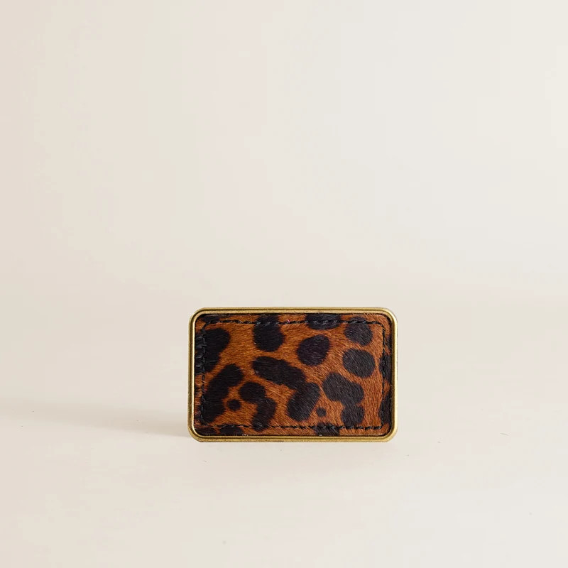 Interchangeable Belt Buckle - Leopard | Parker Thatch