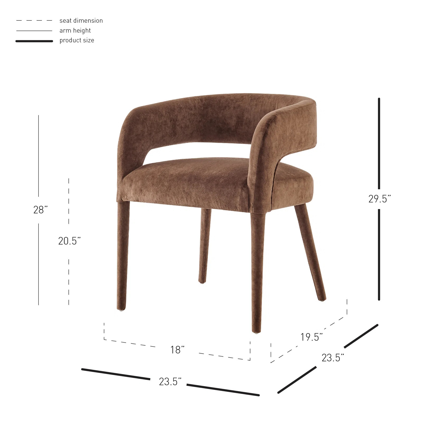 Willa Arlo™ Interiors Westborough Velvet Upholstered Back Arm Chair & Reviews | Wayfair | Wayfair North America