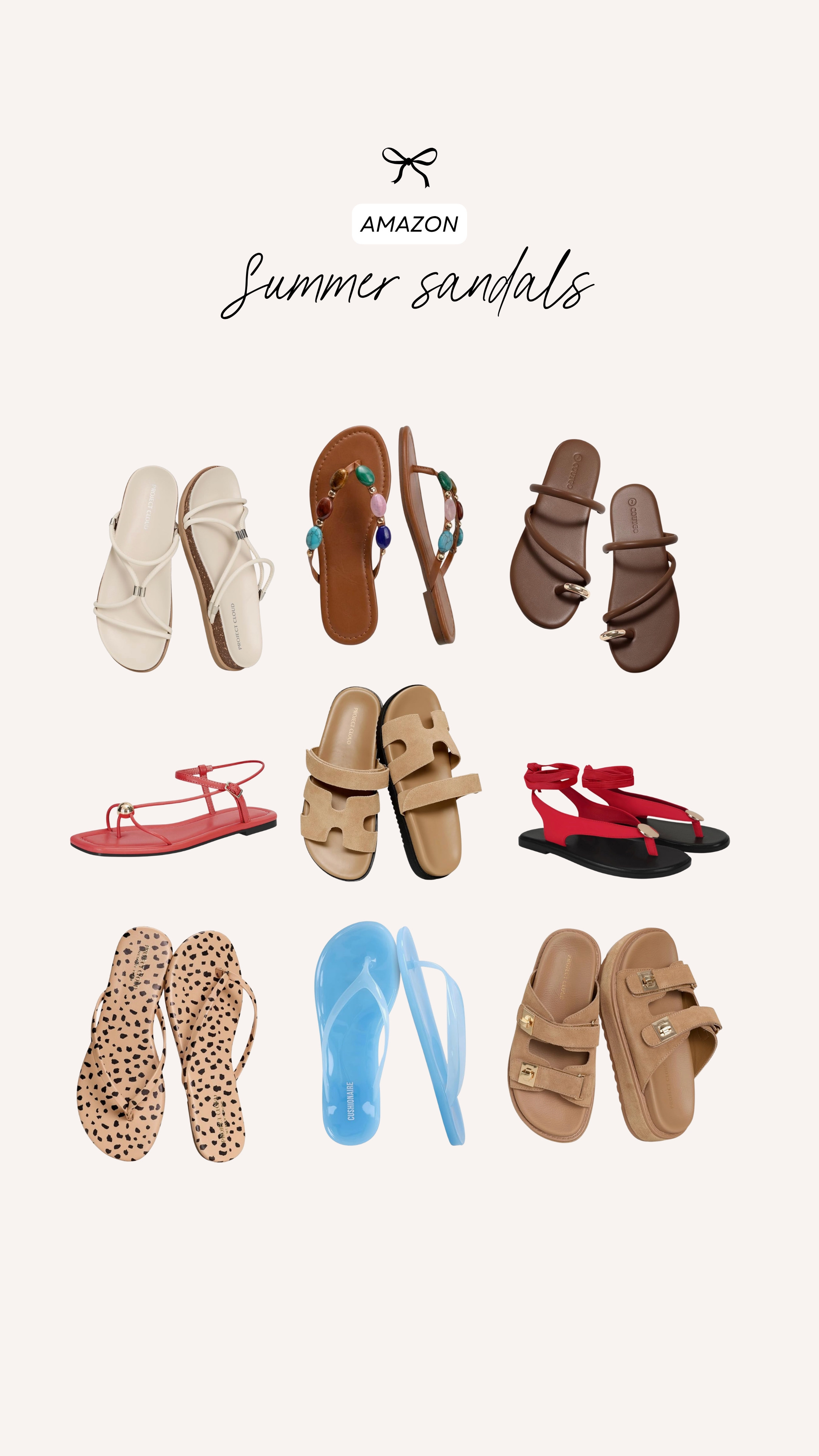 Rounding up some cute summer sandals ALL from Amazon!

amazon fashion, amazon sandals, amazon outfits for summer, summer shoes 

 #LTKootd