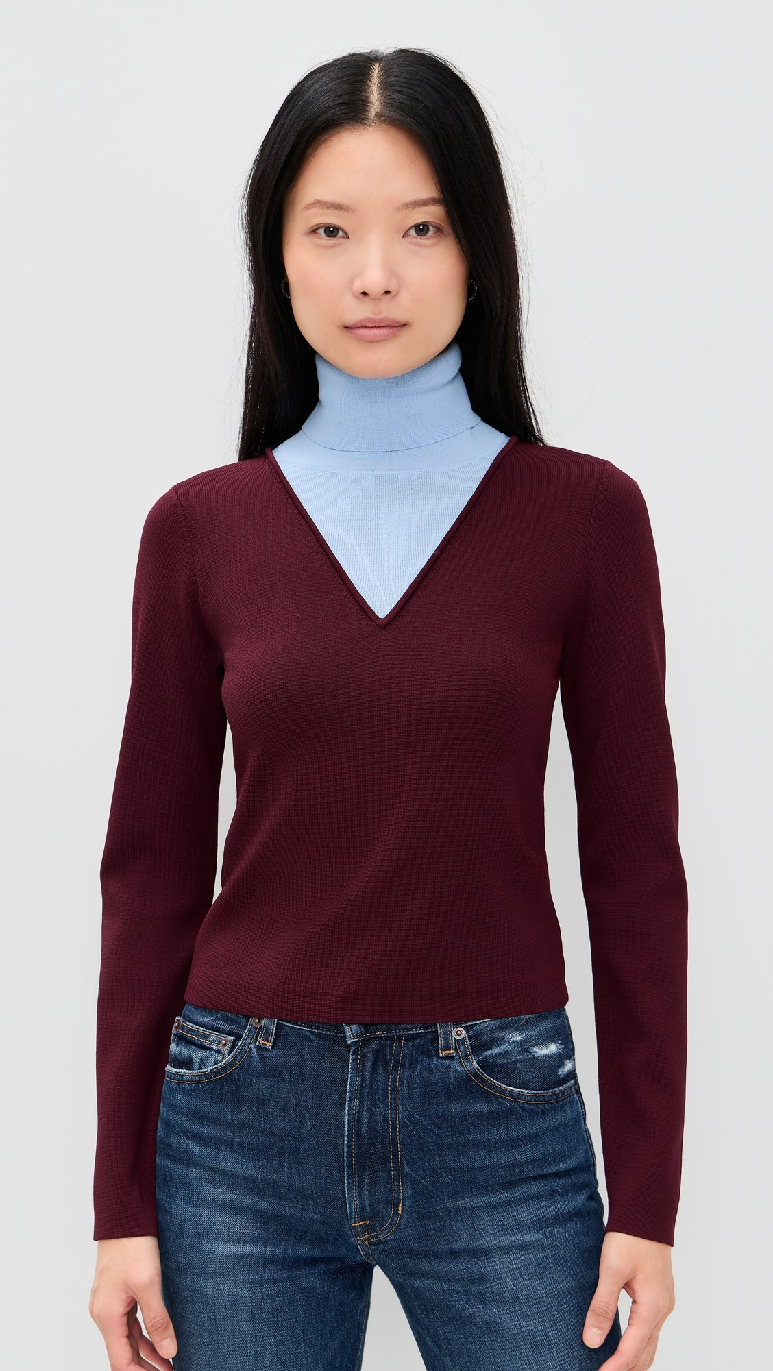 Trompe L'oeil Layered Turtleneck | Shopbop