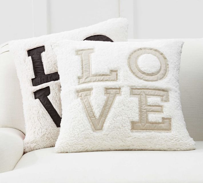 Love Sherpa Pillow Covers | Pottery Barn (US)