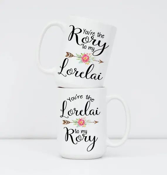 Set of Lorelai and Rory Coffee Mugs "You're the Rory to my Lorelai" Mug Mother Daughter Mugs | Etsy (US)