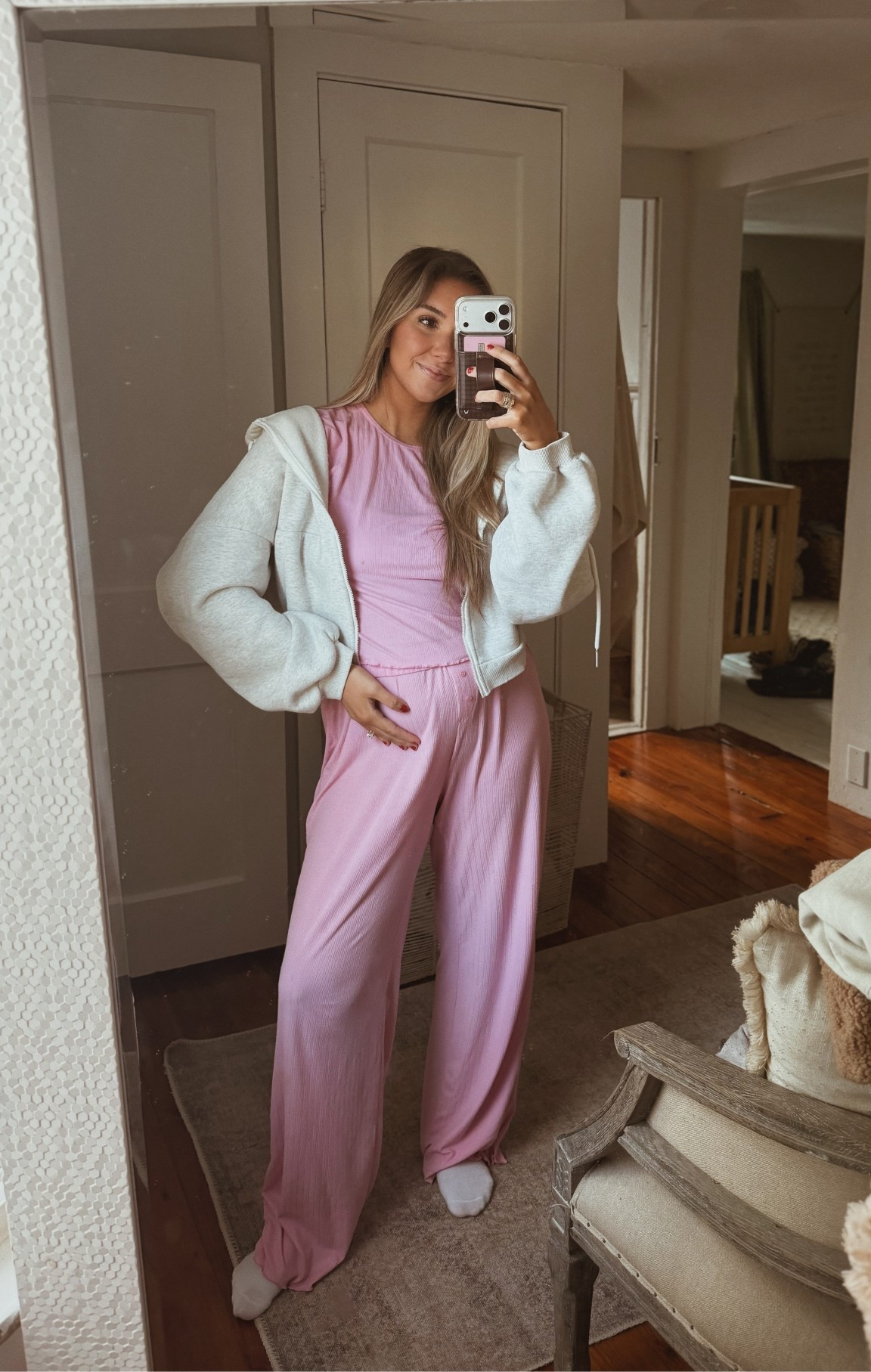bubble gum pink pajamas that are giving Valentine’s day vibes from Nuuds @nuuds 💕

#nuuds #valentinesday 

#LTKootd #LTKValentine #LTKgrwm