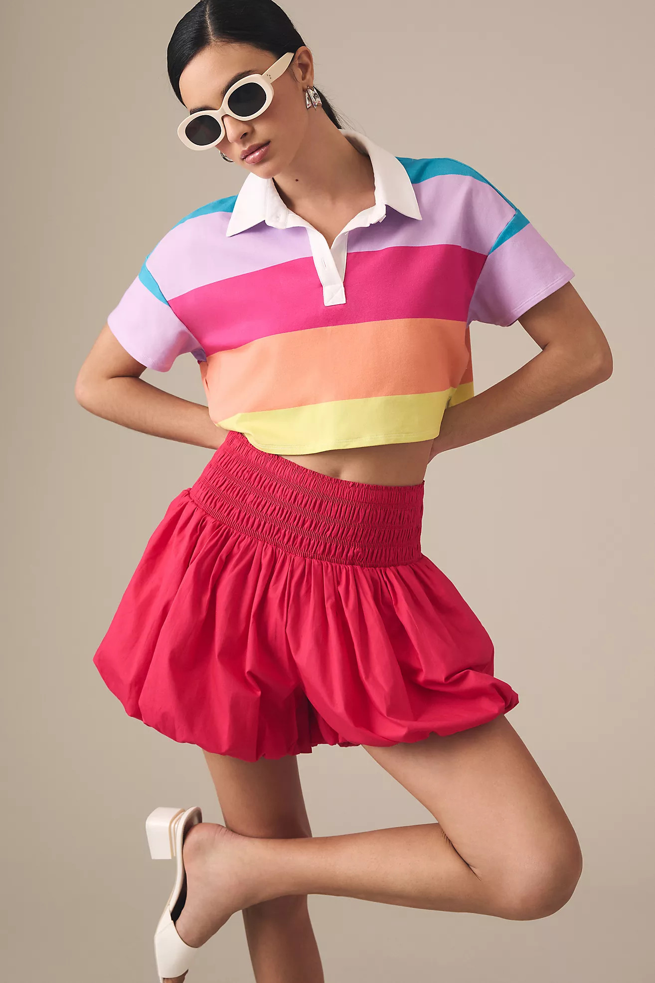 Maeve Bubble Shorts | Anthropologie (US)