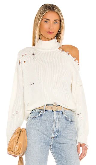 Lovers + Friends Arlington Sweater in Ivory | Revolve Clothing