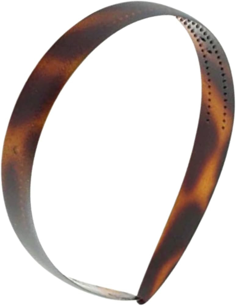 Parcelona French Wide 3/4" Celluloid Headband Women Hair Accessories, Made in France (Tortoise Sh... | Amazon (US)