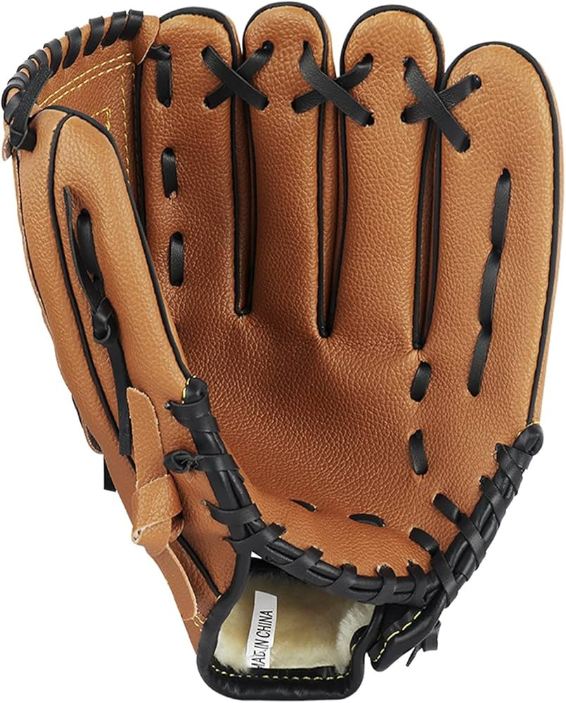 Baseball Gloves, Kids Teens Youth Durable PU Leather Softball Baseball Pitcher Mitt for Boys Girl... | Amazon (US)