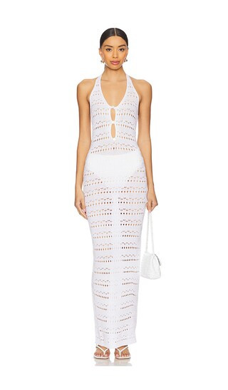 Avril Maxi Dress in White | Revolve Clothing (Global)