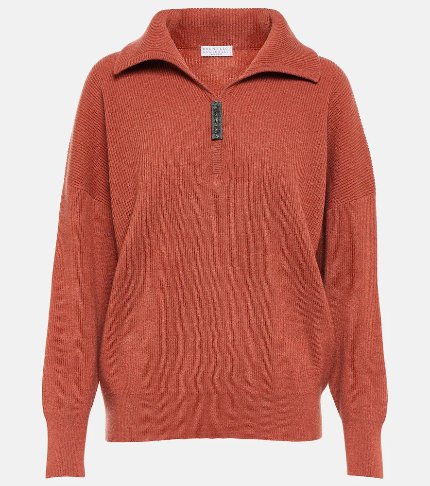 Brunello Cucinelli Cashmere polo sweater | Mytheresa (US/CA)