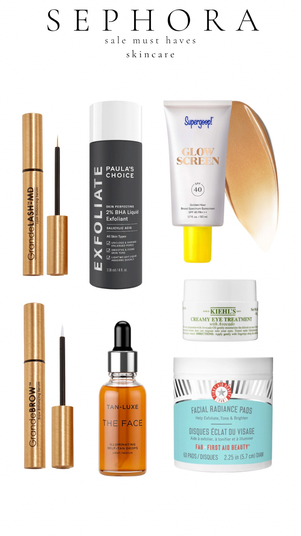 my Sephora sale skincare must haves 🤍

#LTKfindsunder50 #LTKfindsunder100 #LTKsalealert