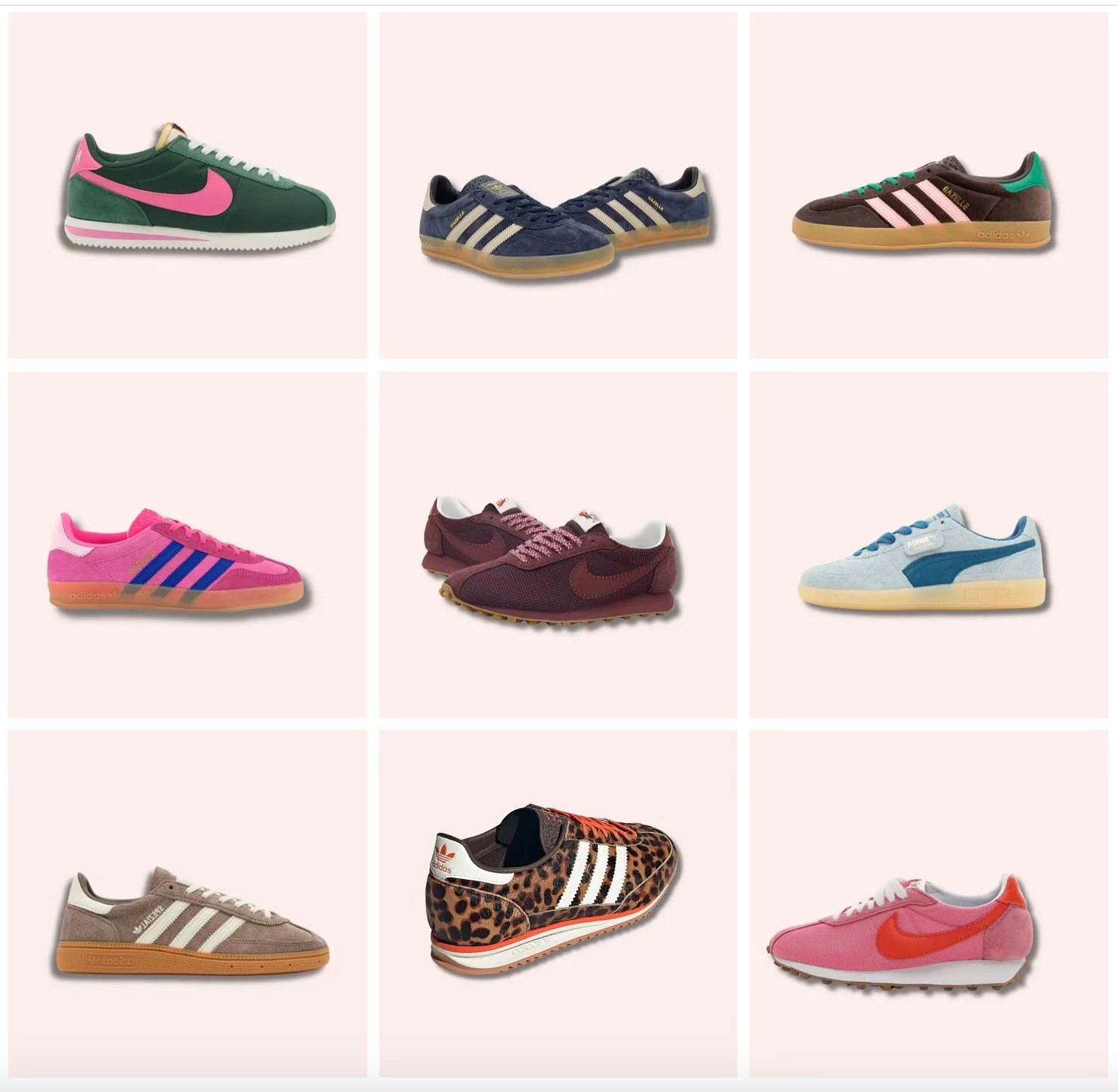 New Trainer Fever… put a Spring in your step!

It’s no secret I’m a trainers fanatic, a sneaker freaker when I’m in the States. I’m rarely not wearing them as comfort is everything but I’d be lying if I said it were all about comfort. It’s not. It’s the shape, colour, detailing; and makes my heart skip when I find a new iteration on a favourite like my trusty Gazelles. There’s nothing quite like box-fresh new trainers to put a spring in your step.
Here are 9 of my faves out now…

#LTKstyletip #LTKspring #LTKshoes