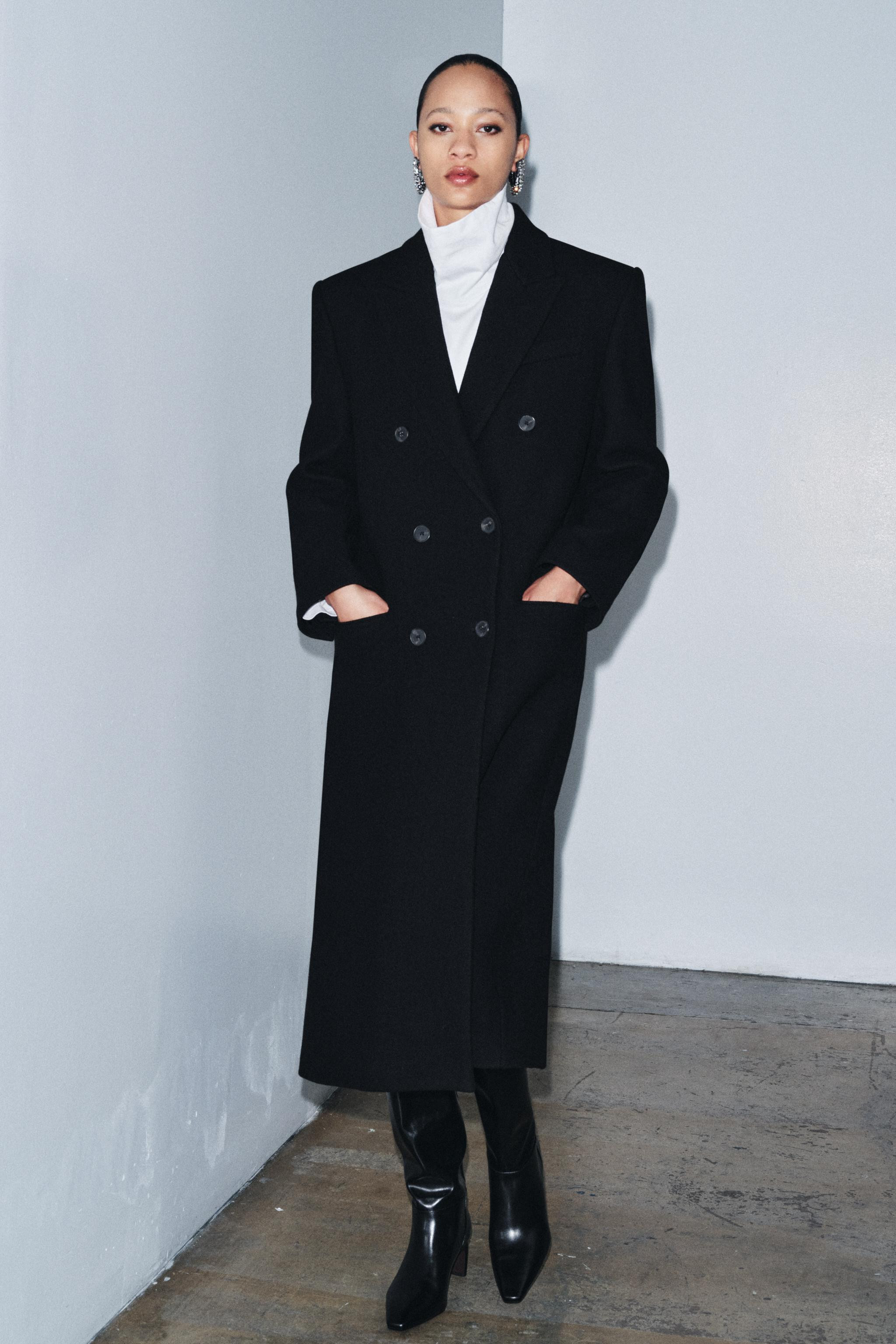 ZW COLLECTION LIMITED EDITION WOOL BLEND COAT | Zara UK