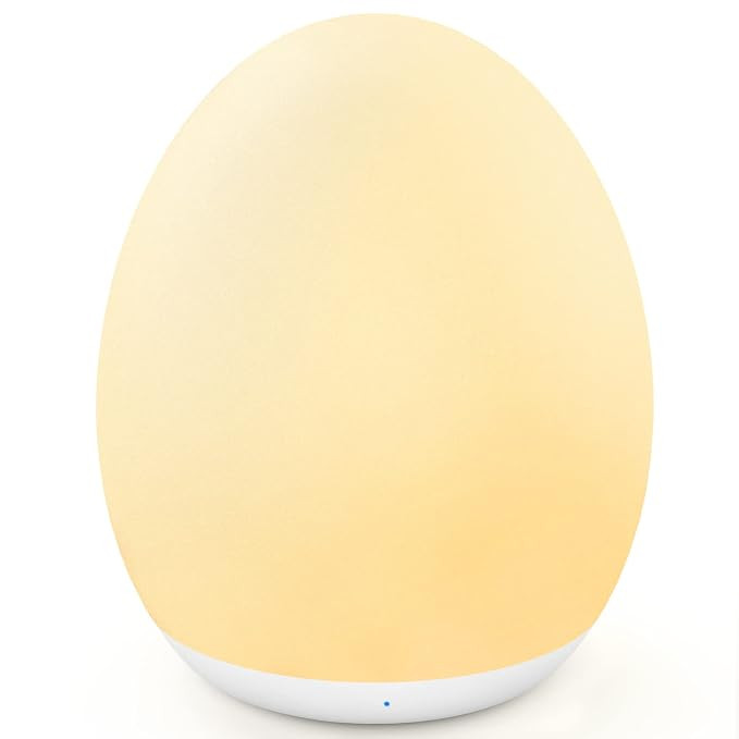 Night Light for Kids, 7 Colors Changing Egg Light for Nursery | Amazon (US)