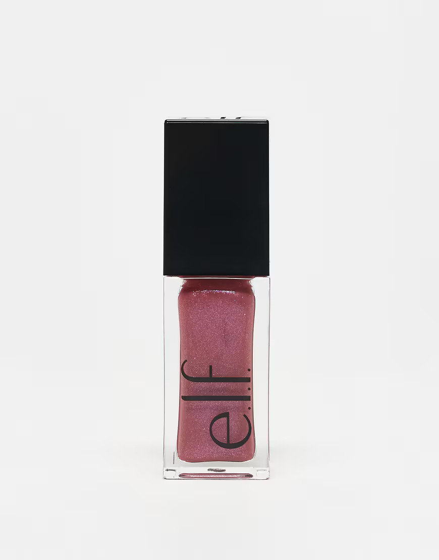 e.l.f. Glow Reviver Glimmer Lip Oil - Divine Wine-Red | ASOS (Global)