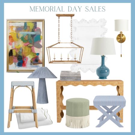 Memorial Day sales continued. Finds form visual comfort, pottery barn, Wayfair, Ballard, lulu & Georgia and more!






Home decor finds, turnout finds, lamp, gourd lamp, console table, Burl wood, ottoman, pouf, discount, affordable, chandelier, lighting, stools, artwork, decorative box, scallop towels, mirror 


#LTKHome #LTKSaleAlert
