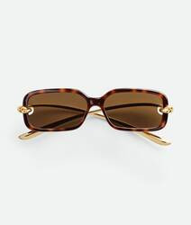 Knot Rectangular Sunglasses | Bottega Veneta