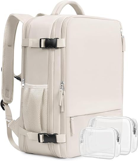 Travel Backpack Airline Approved, Carry on Backpack, Laptop Backpack, Waterproof Weekender Bag,Ca... | Amazon (US)