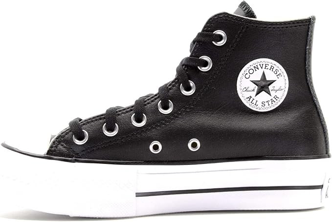 Converse Women's Chuck Taylor All Star Lift Platform Leather High Top | Amazon (US)