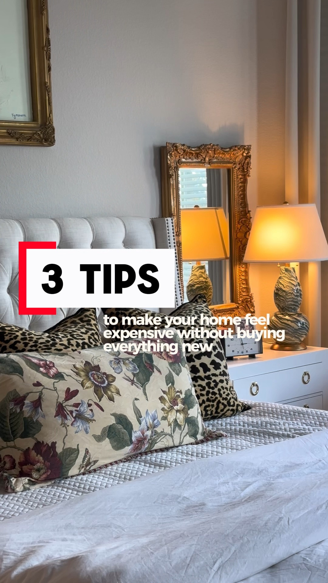 Your home doesn’t have to be completely new or filled with expensive pieces to feel elevated 🤍
One thing I’ve learned from designing spaces is that the feeling of a home often comes down to the details. A few intentional changes can completely transform the way a room feels.
✨ Edit what you display Sometimes, rearranging pieces from one spot to another—or from one room to another—allows your favorite items to stand out and gives your space a more intentional, collected look.
✨ Layer textures & patterns Adding warmth through mixing prints, or adding cozy throws, textured pillows, wood, and natural materials creates depth and makes a room feel inviting.
✨ Mix high and low pieces A beautiful home doesn’t have to be filled with expensive things. I love combining investment pieces with affordable finds to create a space that feels personal and collected.
The goal isn’t a perfect home — it’s a home that feels like you. 🤍
Save this for your next home refresh. 

#HomeDecor #InteriorDesign #HomeStyling #InteriorInspiration #TimelessInteriors #CozyHome #NancyMeyersStyle #CoastalGrandmaStyle #CollectedHome #EverydayLuxury