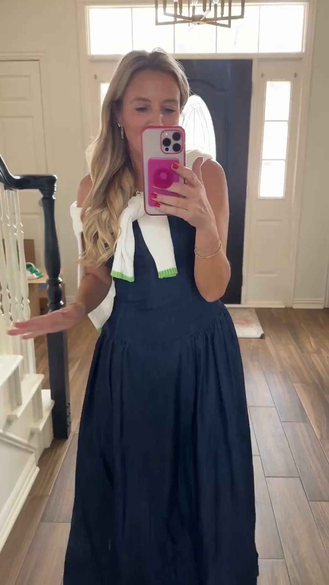 Wearing this cute dress that would be perfection for a tennis tournament or golf tournament too. Wearing xs and xs sweater  



#LTKSeasonal #LTKootd #LTKdayinmylife