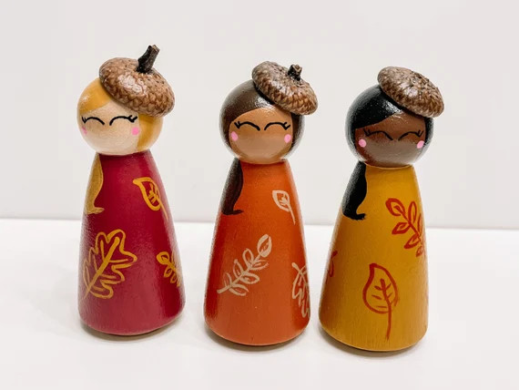 Large Acorn Trio - Etsy | Etsy (US)