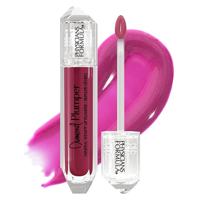 Physicians Formula Mineral Wear Diamond Lip Plumper Gloss, Dermatologist Tested, Brilliant Berry ... | Amazon (US)