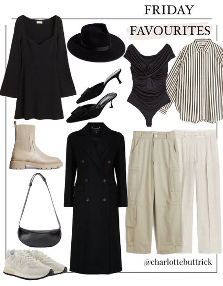 Transitional Friday favourites; the wardrobe staples you guys have been loving. My personal favourites are all of them to be honest and they will be getting lots of wear in my autumn wardrobe including a black wool coat, combat boots, cargo trousers and the infamous cos leather across body bag. 

#LTKunder100 #LTKitbag #LTKSeasonal