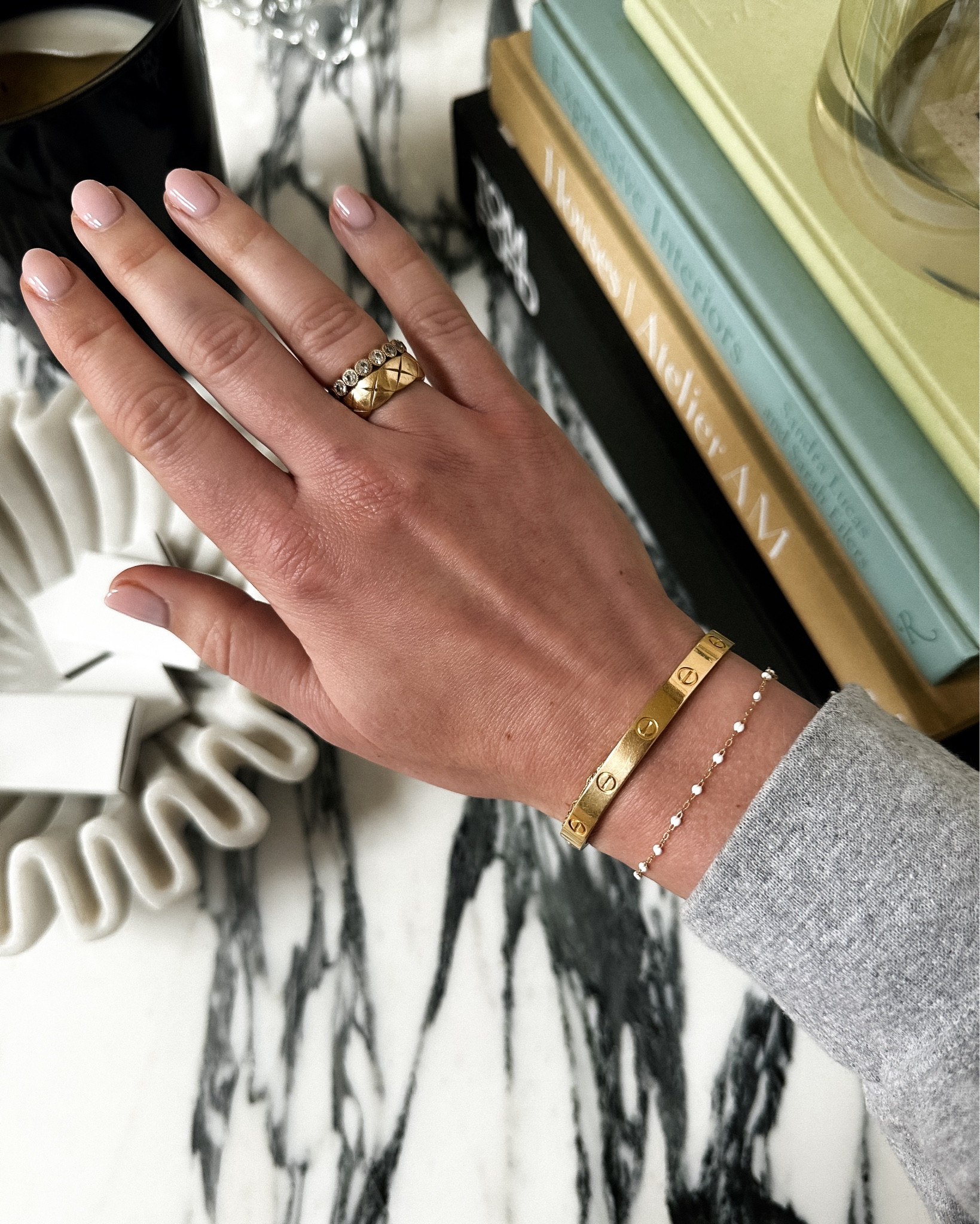 White bead bracelet  

#LTKGiftGuide #LTKstyletip