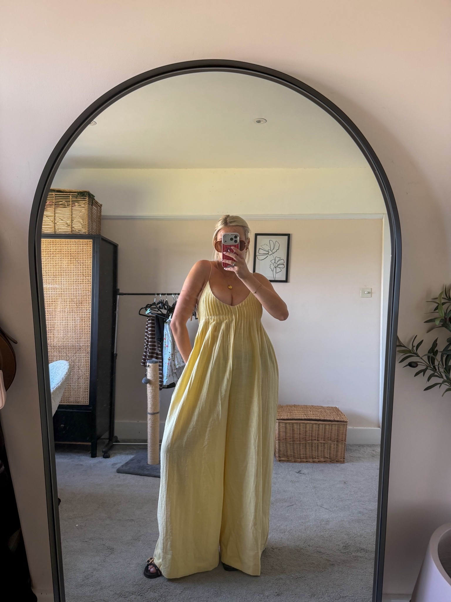 Sunday lunch outfit 1 week postpartum 🤍 wearing size 10 xx