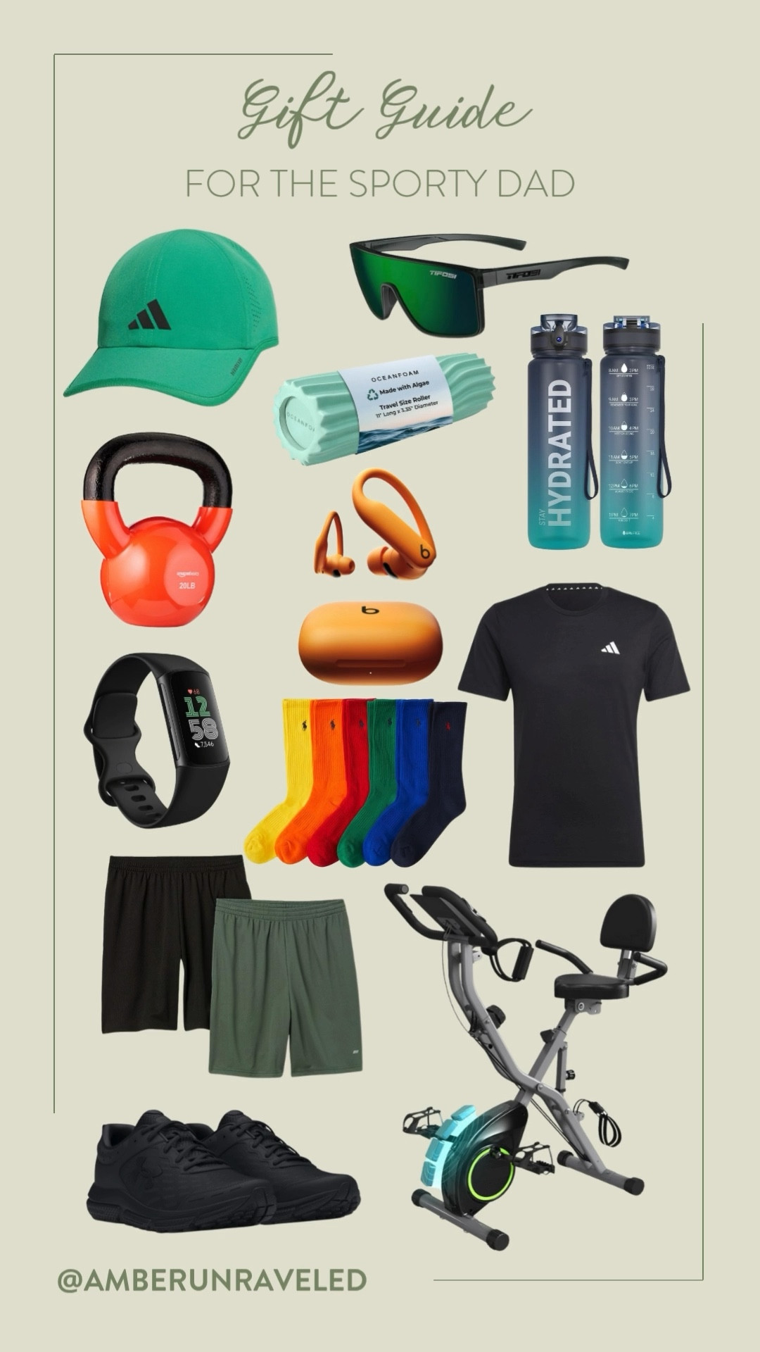 Dad's inner athlete called, and he wants everything on this list! Spoil the sporty pops in your life with gear that'll keep him crushing goals (and looking good doing it). Also, the perfect way of getting fit at home!
#homeworkout #fitnessessentials #athleisurestyles #workoutaccessories

#LTKMens #LTKGiftGuide #LTKSeasonal