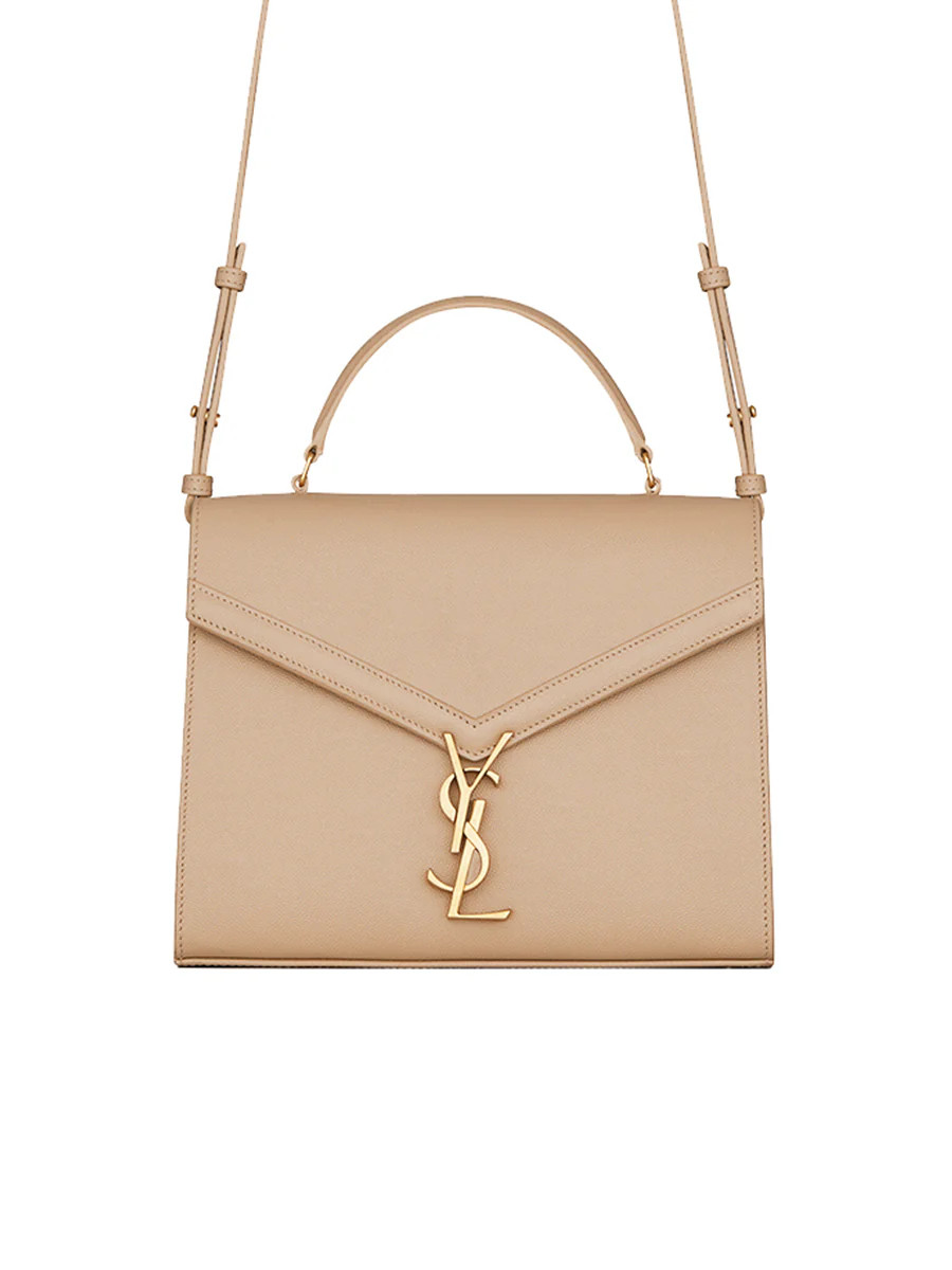 Cassandra Medium Top Handle in Grain de Poudre Embossed Leather | COSETTE (global)