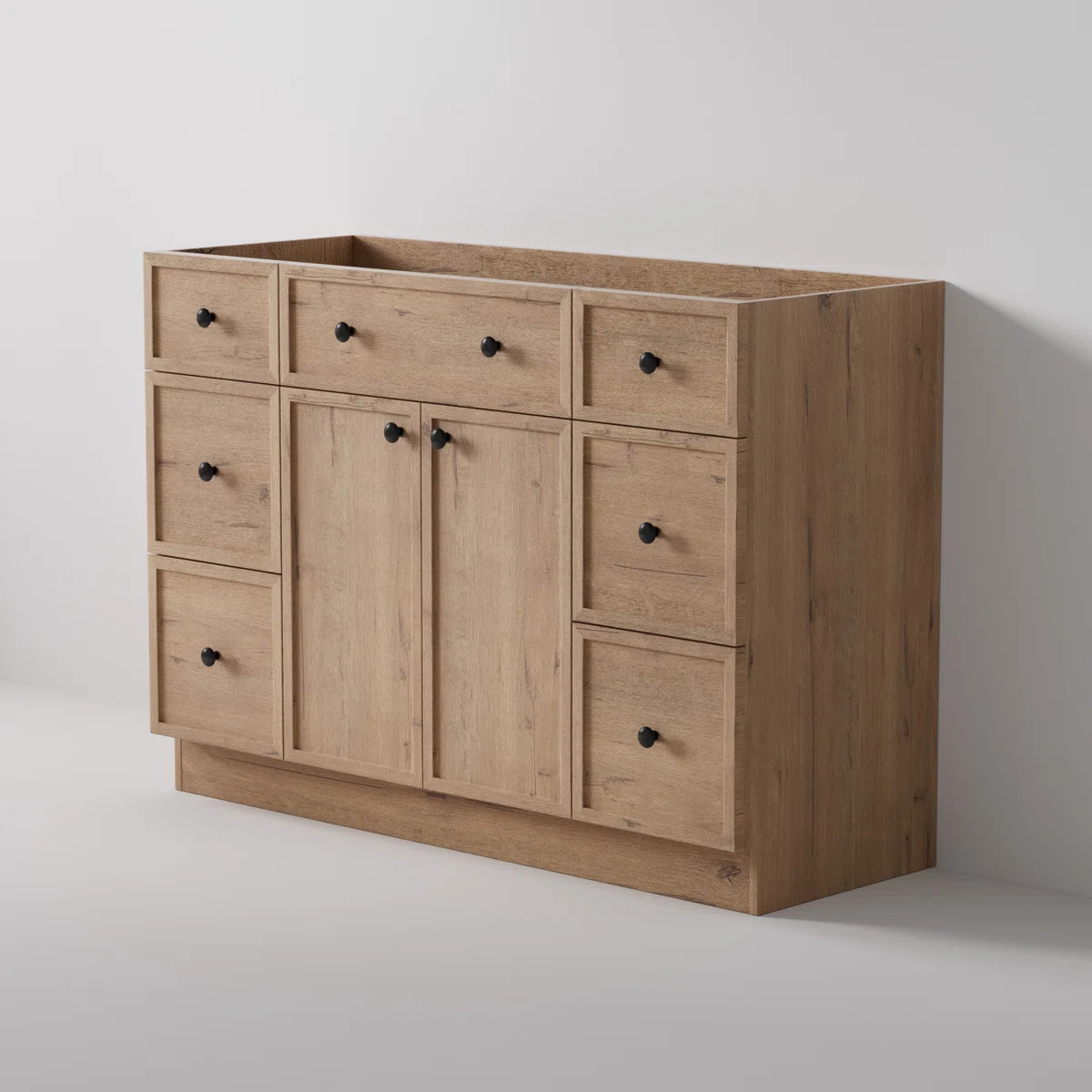 48" Freestanding Farmhouse Single Bathroom Vanity Cabinet Base Only, without Sink Top | Wayfair North America