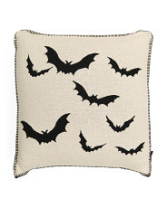 20x20 Knit All Over Bats Pillow | Marshalls
