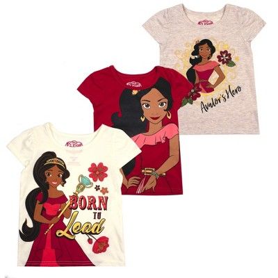 Disney Girl's 3-Pack Sleeve Graphic Tees for Toddlers | Target