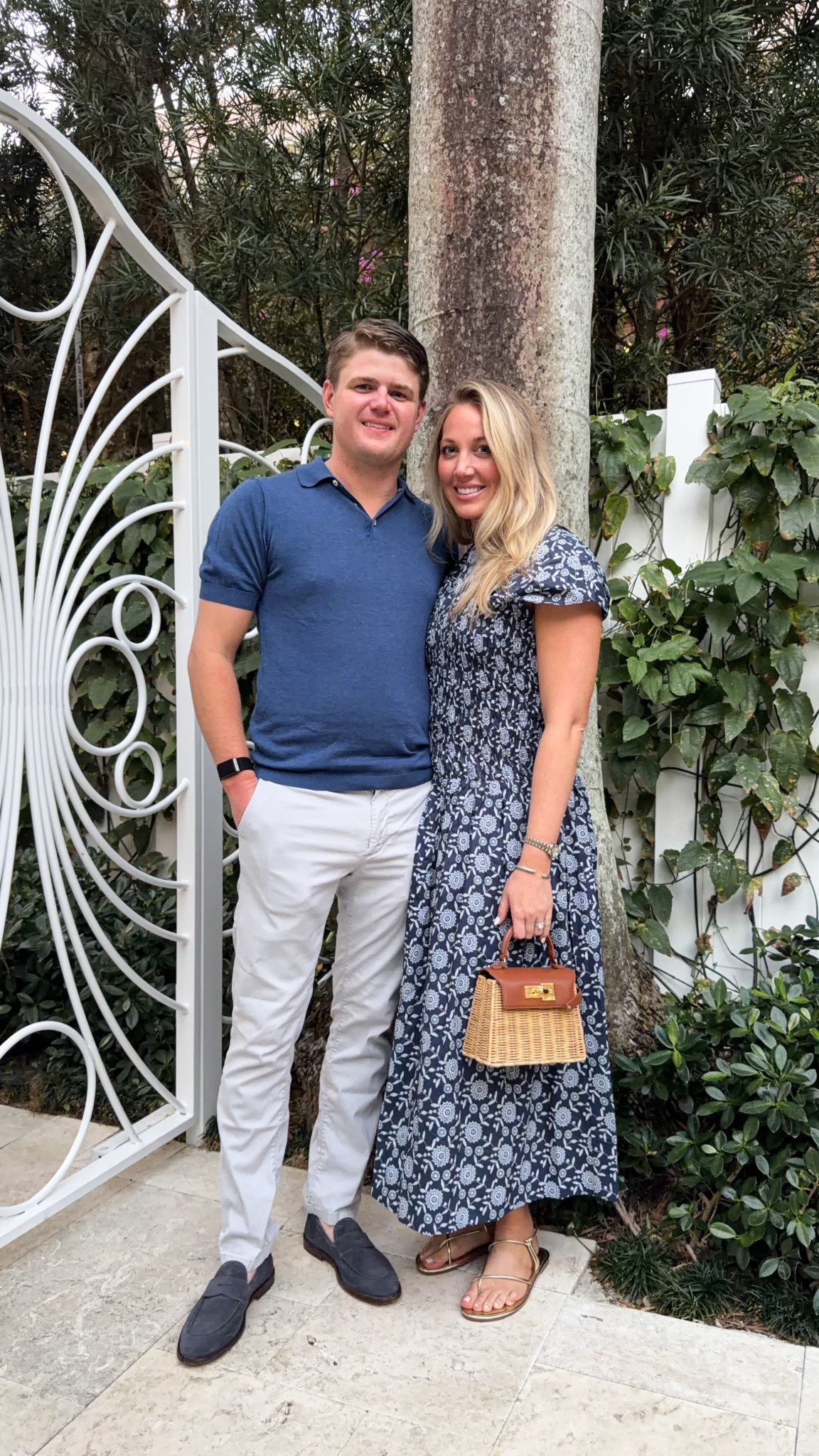 Beachy date night outfit idea! Smocked maxi dress floral detail — runs a little big. I’m in the size M. Exact everything linked here! 

#LTKootd #LTKTravel