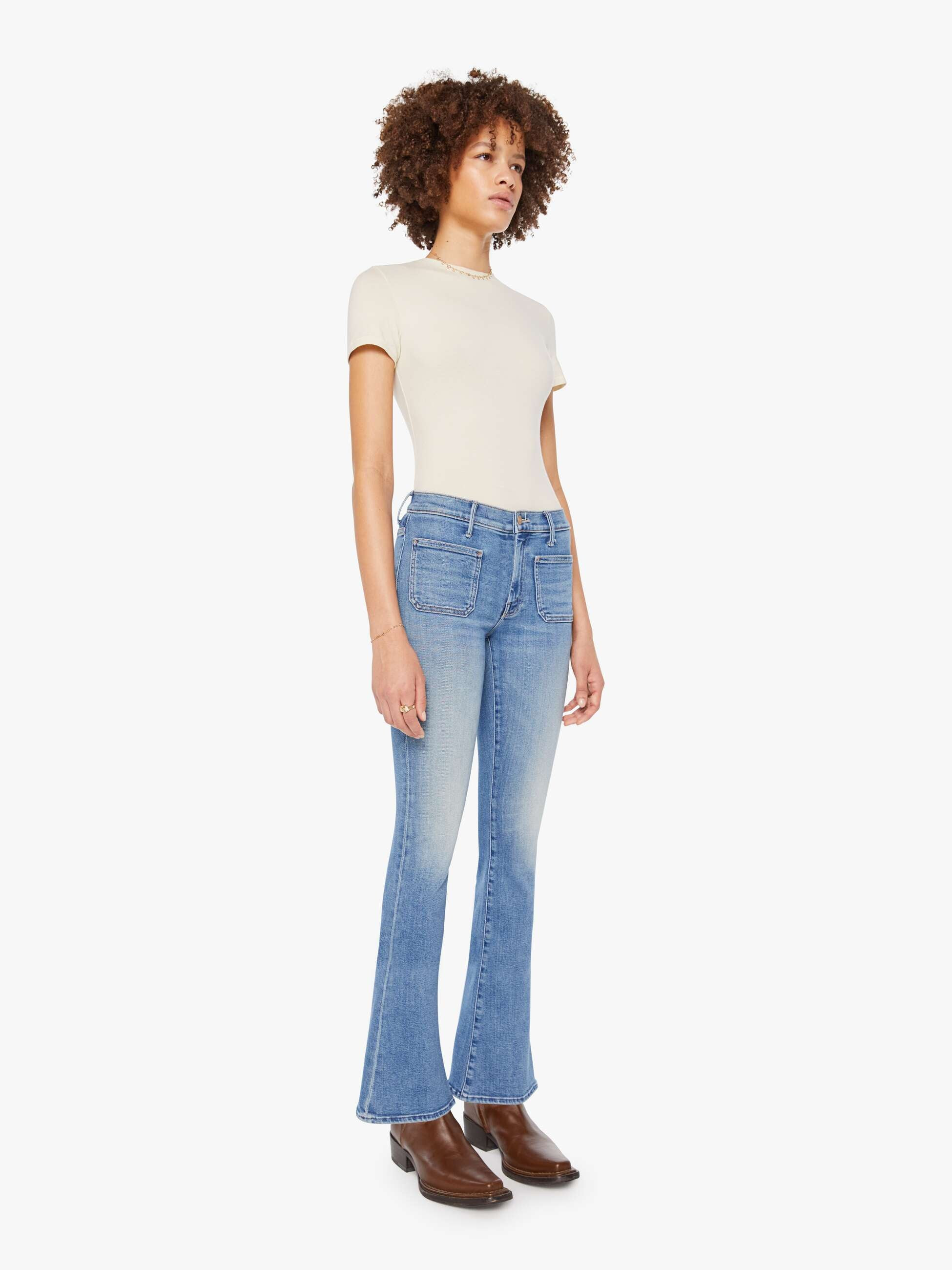 The Patch Pocket Weekender - Poppin' Wheelies | Mother Denim