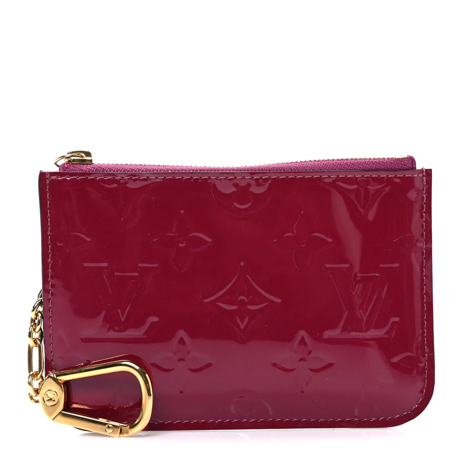 Vernis Key Pouch Magenta | FASHIONPHILE (US)