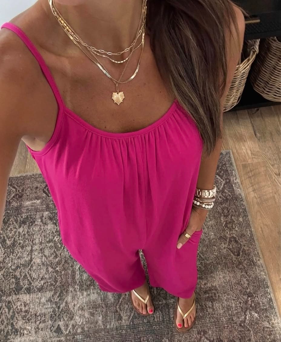 Comfy jumpsuits in all kinds of colors! Perfect for summer.

#ltkwomens #jumpsuit #flipflops  

 #LTKootd #LTKmomlife #LTKSeasonal