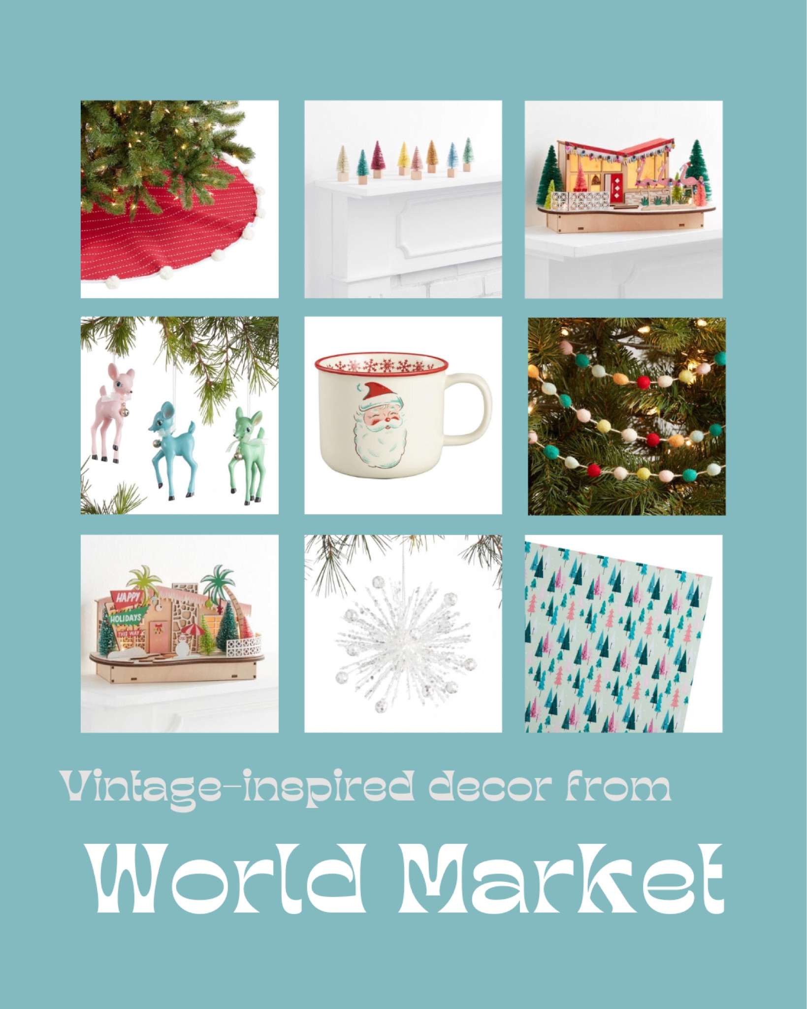 World Market is killing it this year! Here are my favorite vintage-inspired items.

#LTKHoliday #LTKunder50 #LTKSeasonal