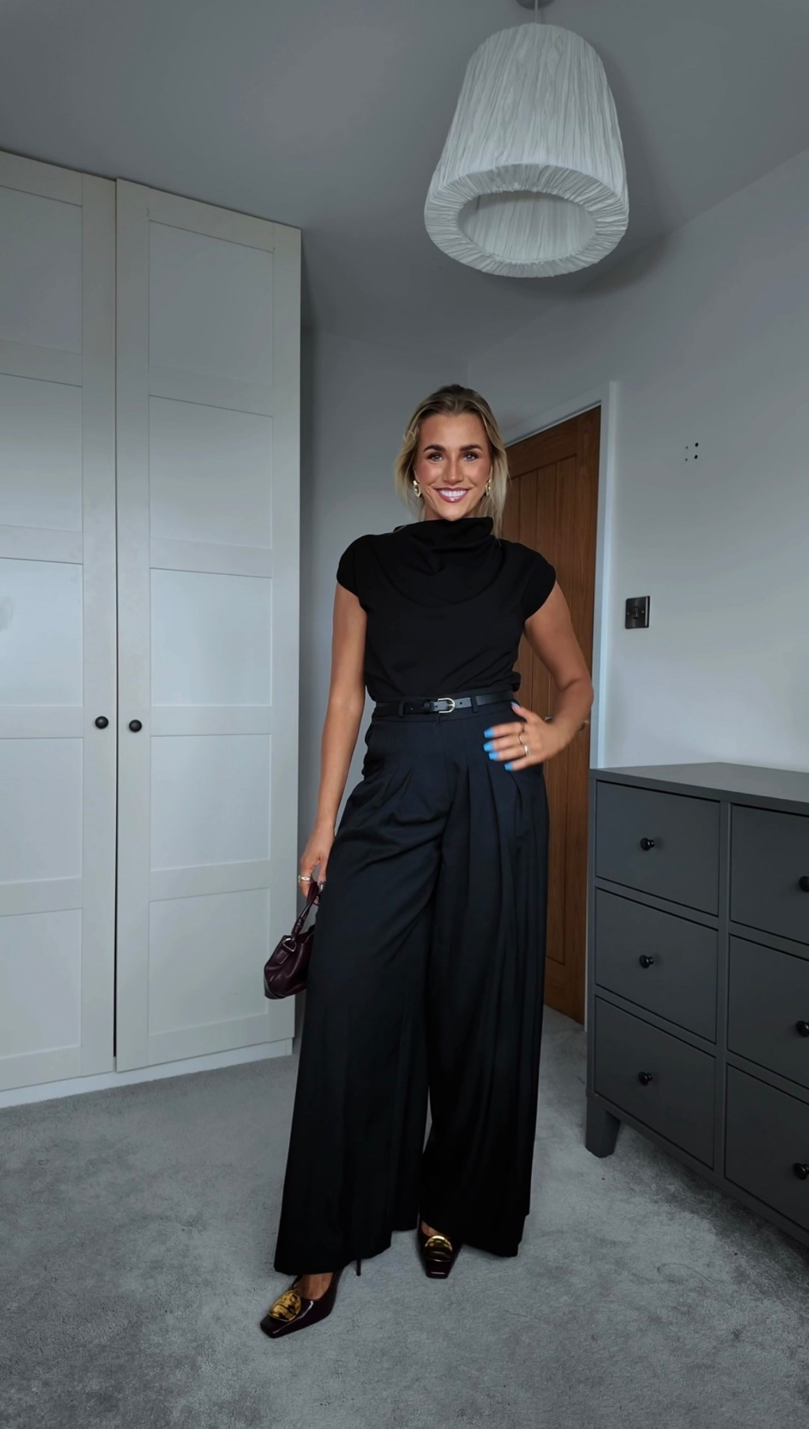 Wow! This look came together perfectly!! These trousers are from George!! So so nice! Love this top, very smart but stylish! CHLOEWAR for %%% off boohoo! 

#LTKuk #LTKmidsize #LTKautumn