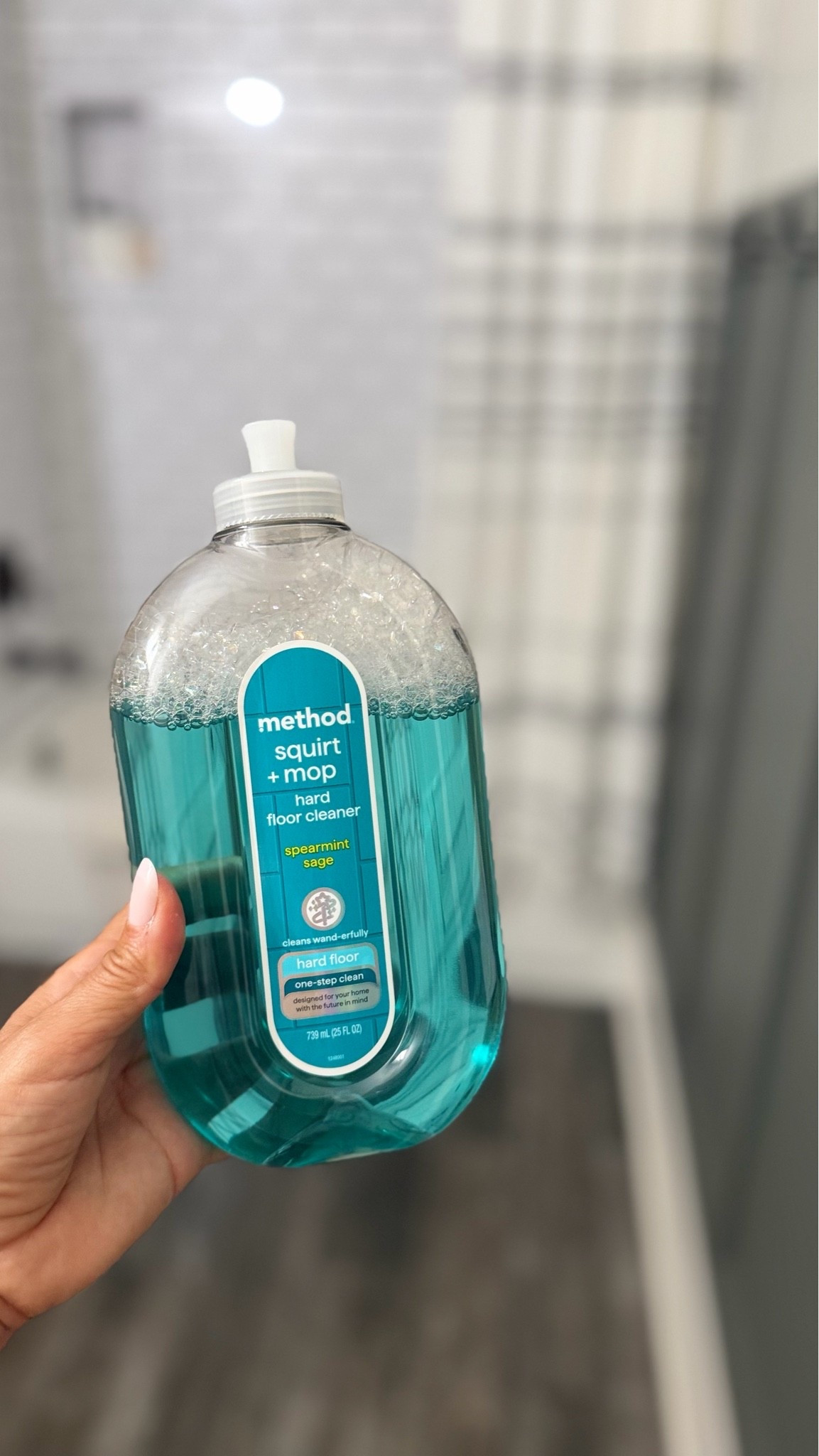 My hands-down favorite floor cleaner. 👏🏼 The Method Squirt + Mop Hard Floor Cleaner in Spearmint + Sage makes deep cleaning tile floors and bathroom floors SO much easier. It’s a one-step, no-rinse formula—just squirt, mop, and you’re done. Plus, it leaves everything smelling fresh without that harsh cleaner smell.

My go-to for tile floors, bathroom floors, basement floors + everyday hard-floor cleaning. 🧼✨

#FloorCleaner #CleaningFavorites #DeepCleaning #MethodCleaner #HomeCleaning #CleanHome #CleaningHacks #TileFloors #BathroomCleaning #HomeFinds

#LTKdayinmylife #LTKmomlife #LTKHome