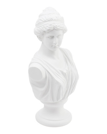13in Greek Goddess Bust Decor | TJ Maxx