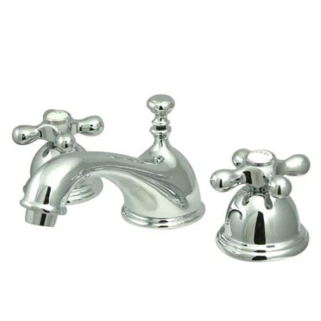 KS3961AX Restoration Widespread Bathroom Sink Faucet with Brass Pop-up | Wayfair North America