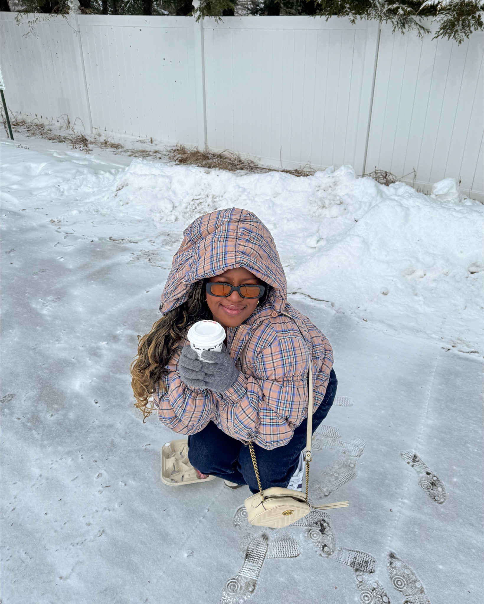 Winter Outfit Inspo. A fun plaid coat moment 

#LTKPetite #LTKValentine #LTKSeasonal