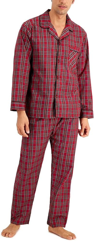 Hanes Men's Woven Plain-Weave Pajama Set | Amazon (US)