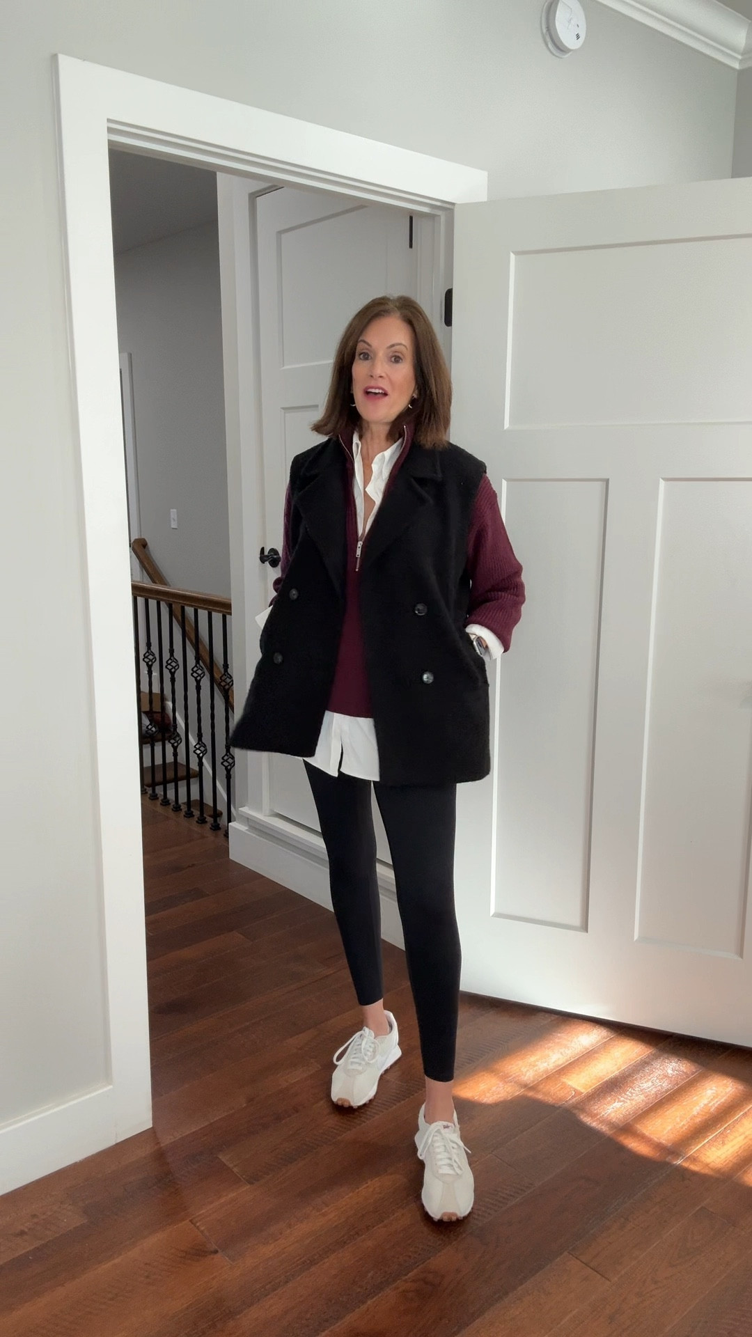 Casual day elevated style 

1/3 zip - medium 
Poplin tunic style Shirt - small  (runs big)
Fleece leggings - Large. Use Code: ANNIEKXSPANX on leggings 
Vest - Medium 


Smart casual style 
Winter style 
Sunday style 



#LTKStyleTip #LTKstorytime #LTKootd