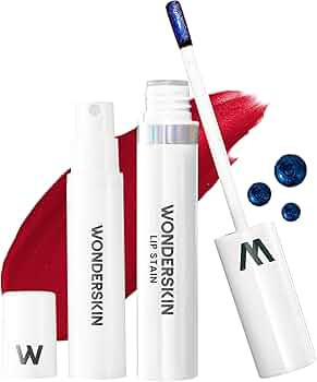 Wonderskin Wonder Blading Lip Stain Peel Off and Reveal Kit - Long Lasting, Waterproof Red Lip Ti... | Amazon (US)