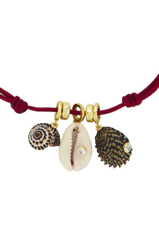 Eliou Drift Necklace in Burgundy from Revolve.com | Revolve Clothing (Global)
