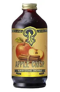 Portland Syrups Apple Crisp Syrup for Coffee and More, 12 Fl Oz,24 servings | Amazon (US)