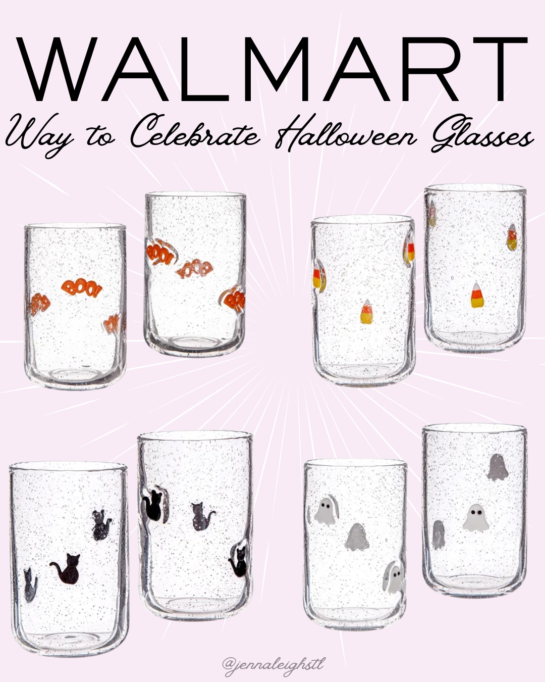 These Way to Celebrate bubble glass Halloween pieces from Walmart are SO cute! 🎃 They come in 2-packs with fun options like ghosts, cats, BOO, and candy corn. Such a fun little way to add some spooky season vibes to your home! 

 #LTKfoodie #LTKSeasonal #LTKHome